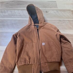 Carhartt Tan and Black Loose Fit Jacket